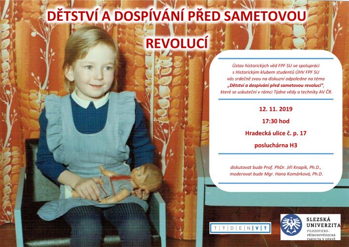 DĚTSTVÍ A DOSPÍVÁNÍ PŘED SAMETOVOU REVOLUCÍ